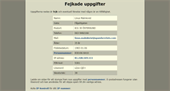 Desktop Screenshot of fejk.se